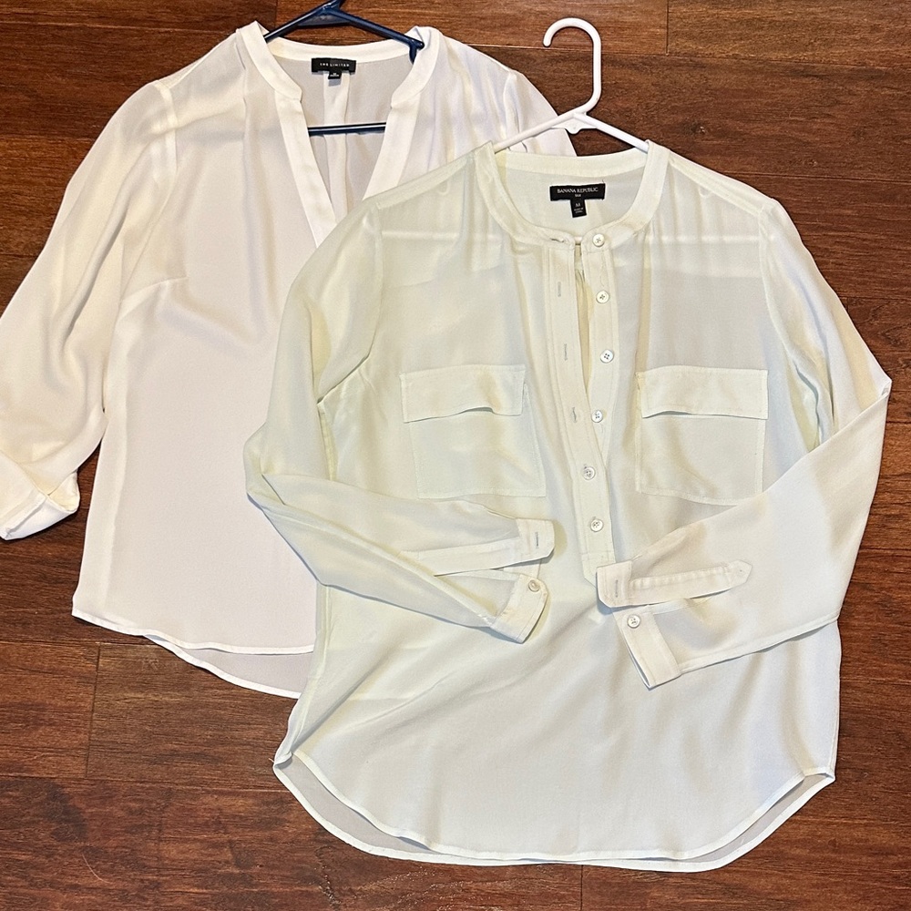 Banana Republic Cream Blouses for Women
